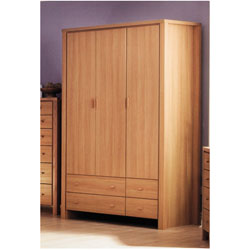 Caxton - Malvern 3 Door & 4 Drawer Wardrobe