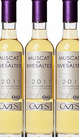 Cazes Muscat de Rivesaltes 2011 Wine 37.5 cl (Case of 3)