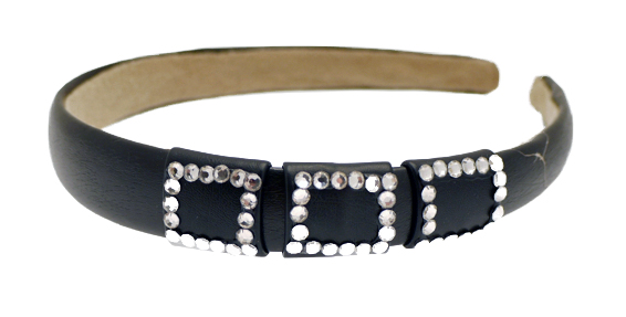 CCZ Design Diamante Rectangular Headband