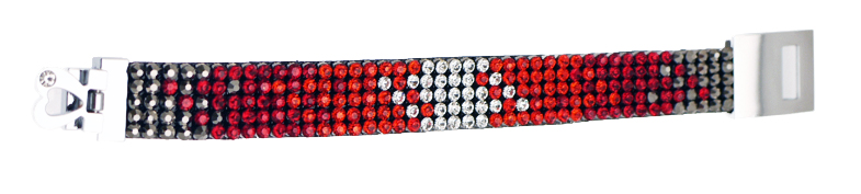 CCZ Design RocknRoll Red Diamante Bracelet