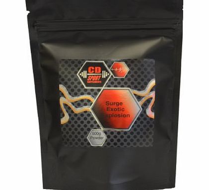 CD Sport Supplements CD Sports SURGE - Pre Workout Supplement - Ultimate Energy Booster - Exotic Explosion - 500g.