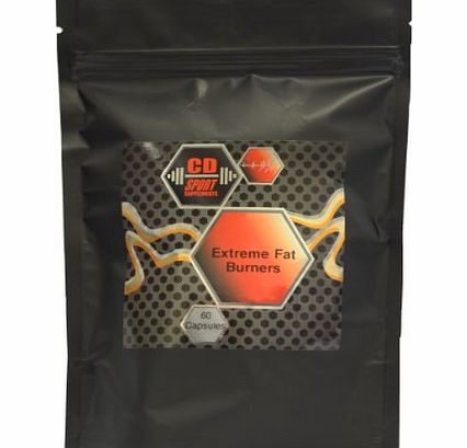 CD Sport Supplements Extreme Fat Burners - 60 Capsules - Thermogenic Fat Loss 