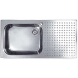 CDA CP5/R Picazzo Single Bowl Sink with Right Hand Drainer