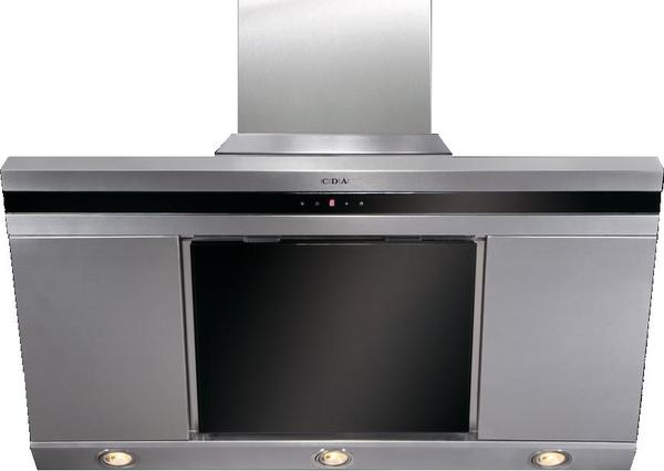 CDA EVH9SS 90cm Designer Chimney Hood in