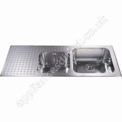 CDA One and Three Quarter Bowl Picazzo Sink - Left Hand Drainer