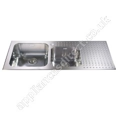 CDA One and Three Quarter Bowl Picazzo Sink - Right Hand Drainer