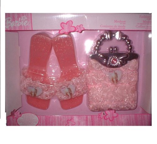 Barbie Fashion Set (Includes Slippers and Handbag)