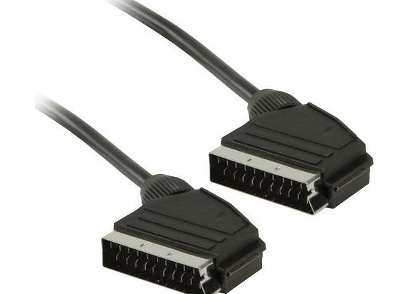 3m SCART to SCART Cable/ Lead/ Wire All 21 Pins Connected