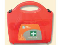 Burns first aid kit with carry handle, EACH