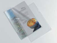 CEB CE A4 140 micron premier cut flush folders,