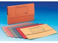 CEB CE A4 orange half flap document wallet with 32mm