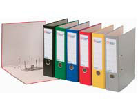 CEB CE A4 red polypropylene lever arch file with