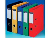 CEB CE A4 red premium PVC lever arch file with 70mm