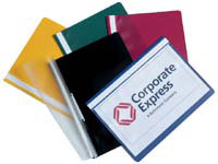 CEB CE A4 report files with two hole flat bar filing