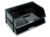 CE black plastic wide entry letter and filing