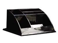 CEB CE black vertical desk tidy with seven various