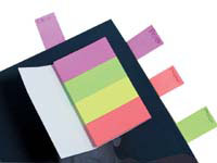 CEB CE brilliant page markers, 50x20mm, 160 assorted