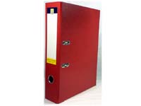 CE foolscap red polypropylene lever arch file
