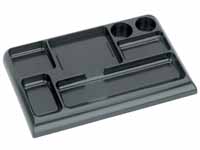 CEB CE graphite desk tidy organiser with seven