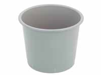 CEB CE grey round polypropylene waste paper tub with