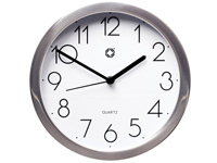 CEB CE magnetic aluminium wall clock with large