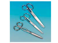 CEB CE nickel plated scissors, 177mm, 7``, EACH