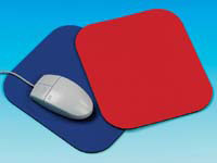 CE premium red mouse mat with 6mm sponge base,