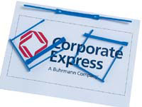 CEB CE reusable filing tidy clip in blue plastic