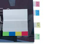 CEB CE transparent page markers, 50mmx40mm, 160