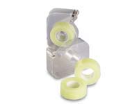 CE transparent tape dispenser for use with tape