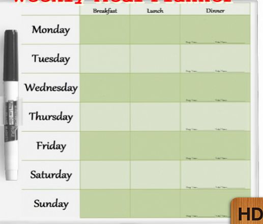 CecileApp Weekly Meal Planner