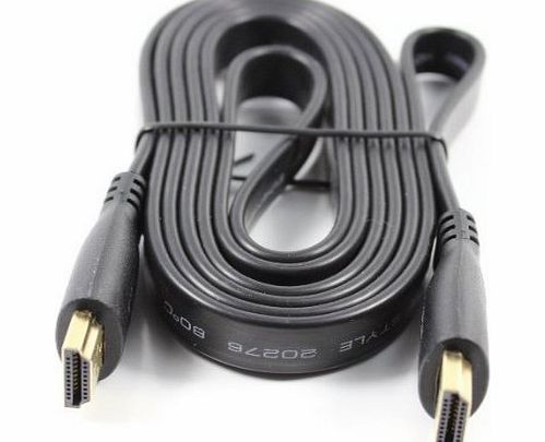 1.5M (1.5 Meter) HDMI to HDMI Cable Version 1.4 Male to Male 1080p Full HD for LCD, LED, PS3, Xbox, Plasma, Projector (Black)