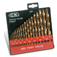 Ceka Ck Tin Coated Drill Set Of 19