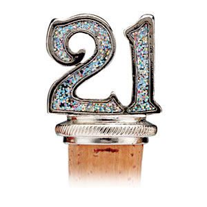 celebration 21st Birthday Bottle Stopper