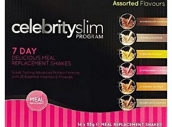 Celebrity Slim 7 day Assorted Shake Pack 10146447