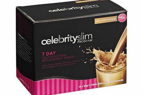 Celebrity Slim Meal Cafe Latte Flavour Shakes 14