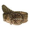 CelebSeen Accessories CelebSeen Bronze Braided Belt