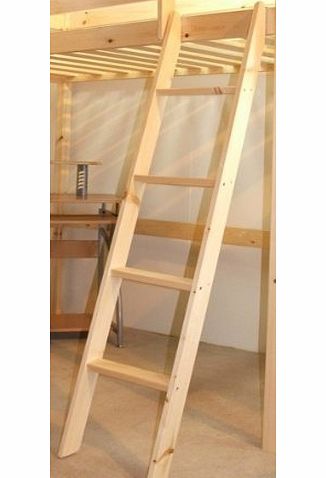 Celeste Ladder Pine Bunkbed Ladder - Bunk Bed Slanted Ladder Solid Pine