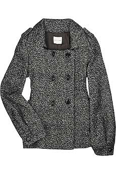 Celine Tweed peacoat