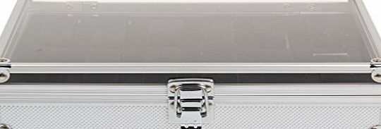 CellDeal Aluminium Watch Storage Case Bracelet Organiser Display Box With Pillows Holders 12 Grid