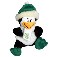 celtic 15cm Percy Penguin plush toy.