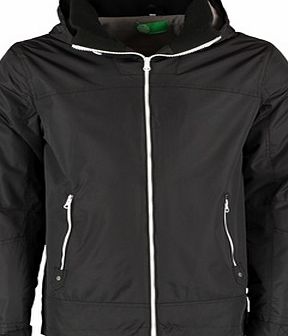 Celtic Contrast Hooded Jacket - Black - Mens 14286