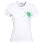 Celtic Crest Explosion T-Shirt - White - Womens.