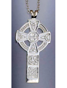 Celtic Cross Pendant in Sterling Silver
