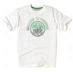 Celtic FC Celtic Mens Gradient Crest T-Shirt White