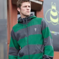 celtic Heritage Thick Stripe Hoodie - Bottle