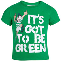 Celtic Hoopy T-Shirt - Green - Baby.