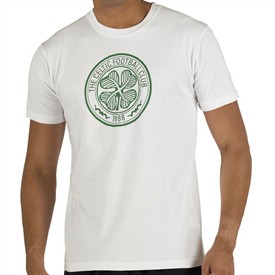 Celtic Mens Logo T-Shirt White