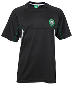 Celtic Mens Panel T-Shirt Black