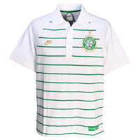 Celtic Nike 07-08 Celtic Polo Shirt (white)